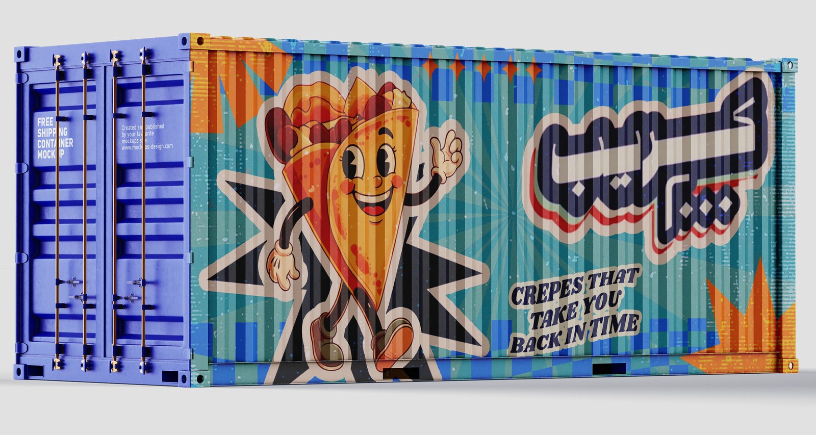 Crepe 2000 Container Design preview